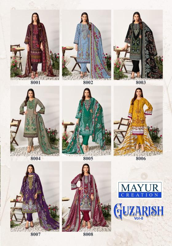 Mayur guzarish vol 8 bundle of kurti dupatta madhur wholesale catalogue surat